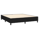 thumbnail of vidaXL Boxspringbett mit Matratze & LED Schwarz 160x200 cm Stoff