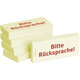 thumbnail of 1301010159 Haftnotizen "Bitte Rücksprache" - 75 x 35 mm, 5x 100 Blatt
