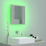 thumbnail of vidaXL LED-Bad-Spiegelschrank Betongrau 40x12x45 cm Acryl