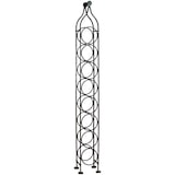 thumbnail of Biscottini Portabottiglie da vino - Portabottiglie in ferro battuto  -Cantinetta per vino - Espositore Porta bottiglie Capienza 8 bottiglie 105x15 cm