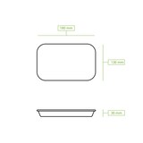 thumbnail of greenbox - Pappschalen 18 x 13 x 3 cm, braun, rechteckig, 50 St.