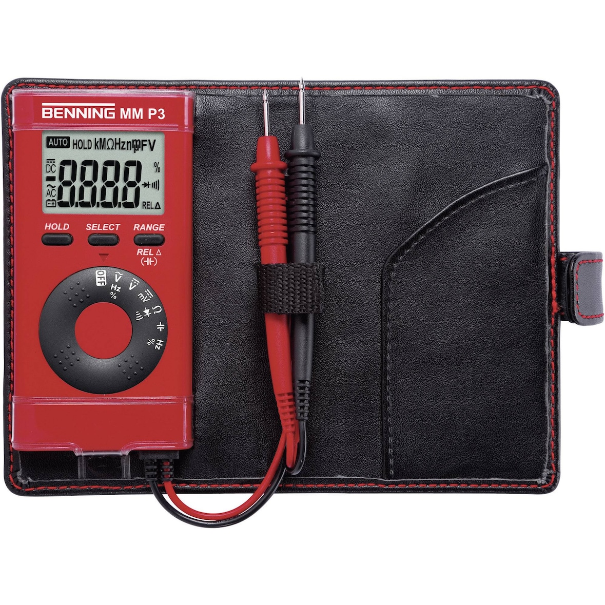 Benning MM P3 Hand-Multimeter digital CAT II 600 V, CAT III 300 V Anzeige (Counts): 4000 044084