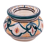 thumbnail of Posacenere artigianale in ceramica antiodore e antivento decorato a mano perfetto per interni ed esterni elimina gli odori delle sigarette
