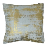 thumbnail of 2-er Deko Kissen Set Grau Gold 40x40 cm Sofakissen für Indoor mit Füllung