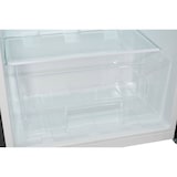 thumbnail of Exquisit Kühlschrank KS16-4-051C inoxlook-az | 107 L Volumen | Kühlschrank mit Gefrierfach | 4* Gefrieren | LED-Licht | Türanschlag wechselbar