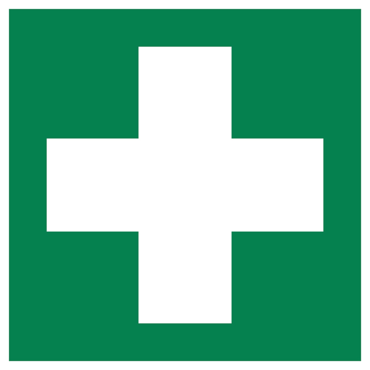 Hinweisschild PVC-Folie Erste Hilfe sk 150x150mm