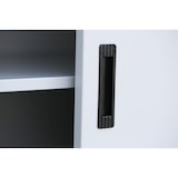 thumbnail of Lüllmann® Schiebetürenschrank, 5 OH, 1950 x 1200 x 450 mm, signalweiß