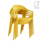 thumbnail of METRO PROFESSIONAL Silla apilable Gastro Laveria, plástico, mostaza