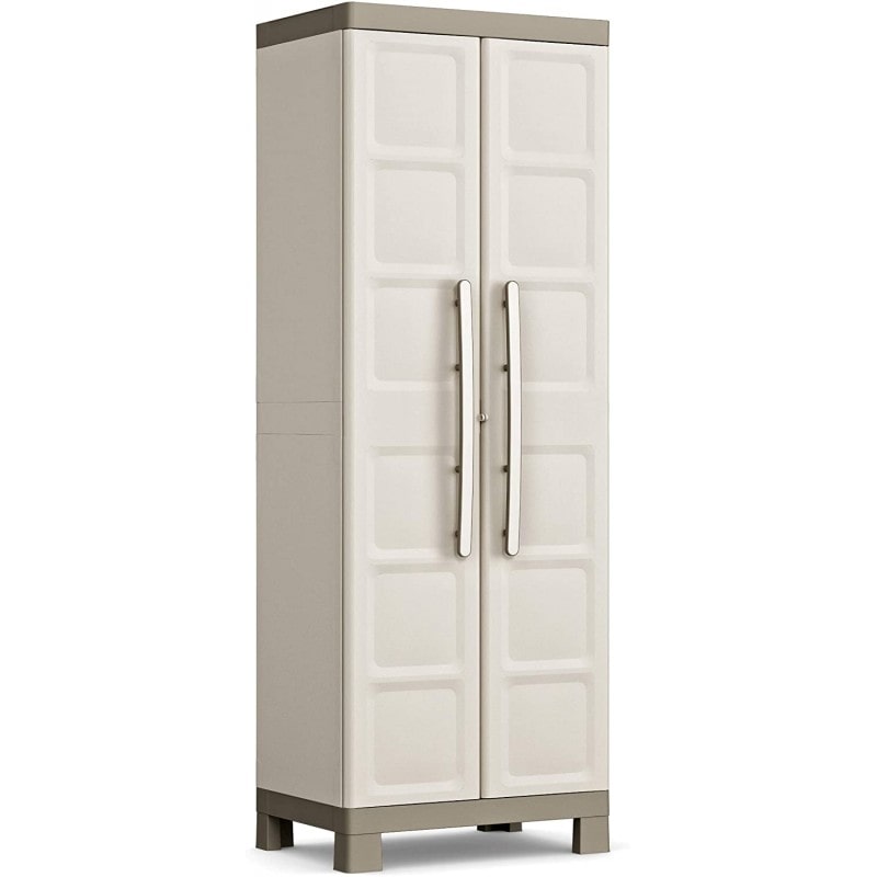 Armadio in resina excellence piani modulabile robusto esterno keter