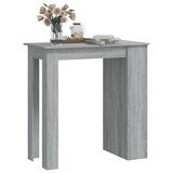 thumbnail of vidaXL Bartisch mit Regal Grau Sonoma 102x50x103,5cm Holzwerkstoff