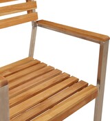 thumbnail of vidaXL Garten Essgruppe 5 pcs Massives Teakholz & Edelstahl