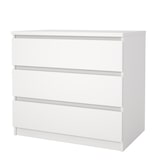 thumbnail of WellHome - Commode de Chambre avec 3 Tiroirs en coloris Blanc 77 x 50 x 71 cm - Sil White