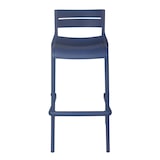 thumbnail of Set van 4 Pacific blauwe kunststof terrasstoelen