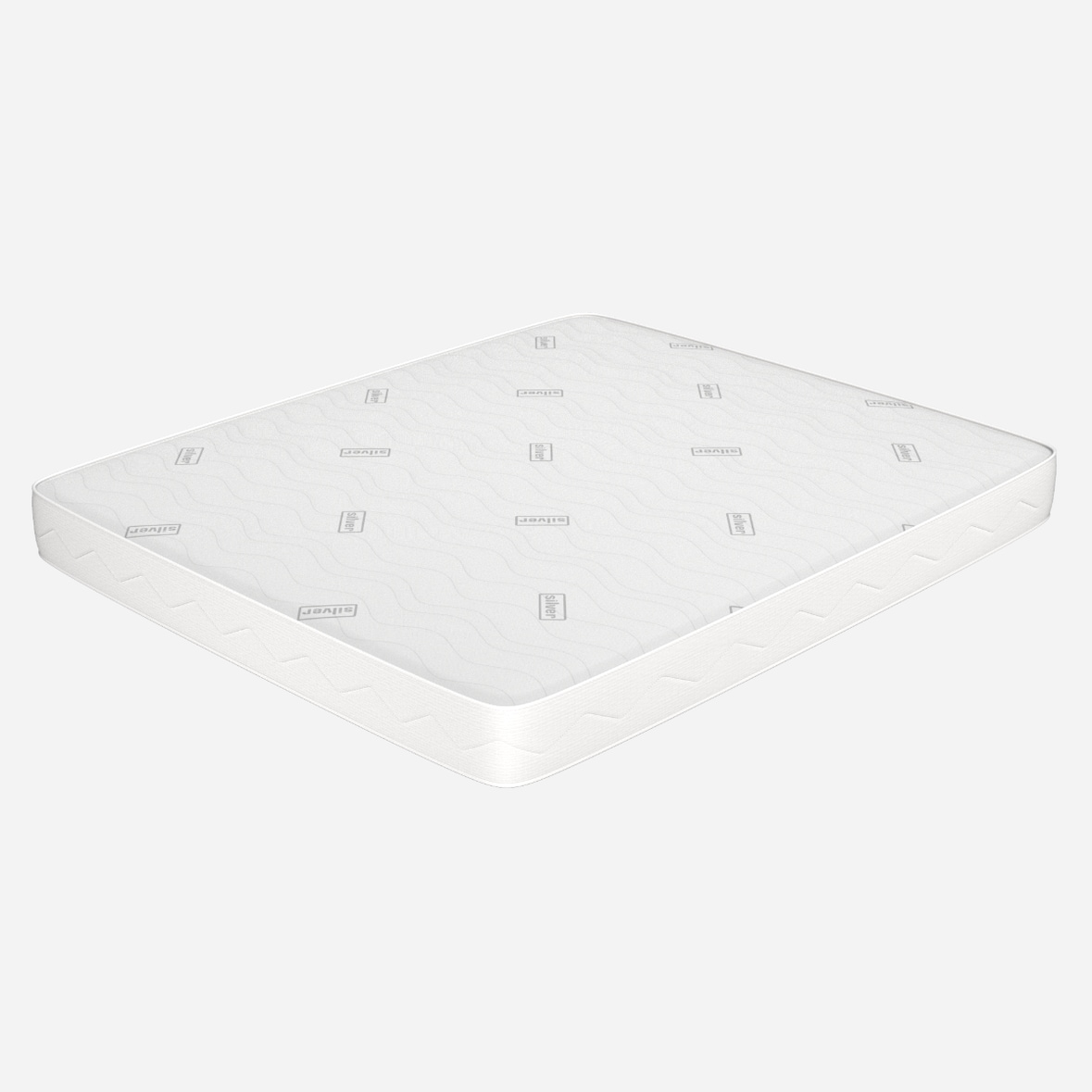 Materasso Singolo 80x190, Alto 11 cm - Rivestimento Silver, Waterfoam | Levante H11