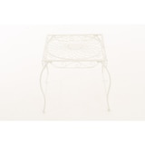 thumbnail of Eisentisch Zarina, 50 x 45 cm weiß