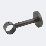 thumbnail of Kit de tringle à rideaux Carbone 200cm Diam.28mm Embout Chapeau - Fixation Mur - Boulet