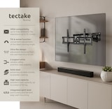 thumbnail of tectake Soporte de pared inclinable y giratorio para TV de 32" a 100" (81-254 cm), VESA 600 x 400, soporta hasta 120 kg  Negro