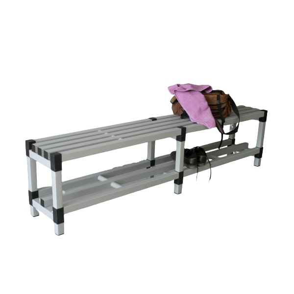 Banco vestuario 1000 x 350 x 485mm. GRIS