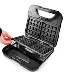 thumbnail of Kitchencook - Appareil à Sandwich 3en1 - 800w - Revêtement Antiadhésif - Plaque(21,6x12cm) - Contrôle Thermostat - Noir