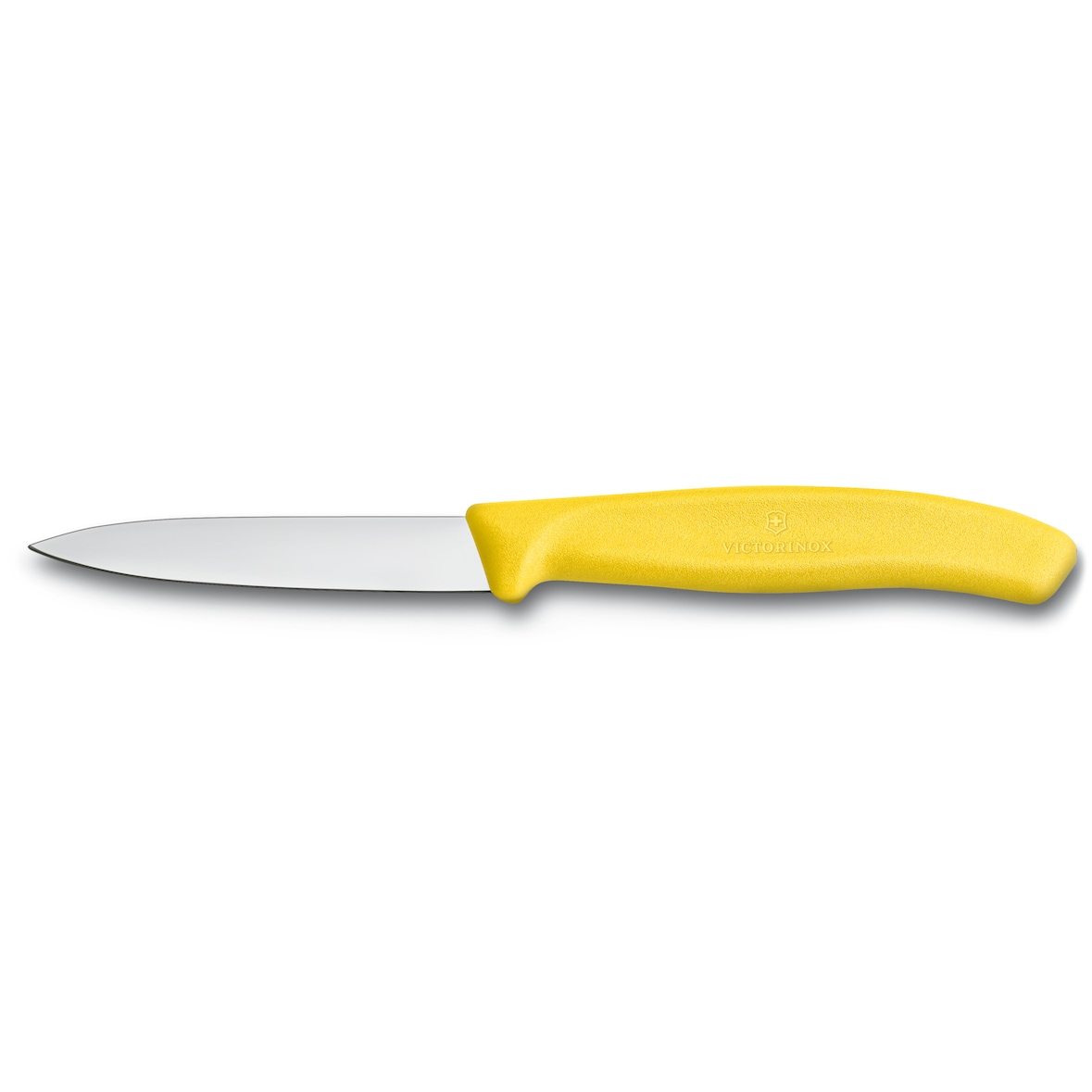 Victorinox coltello spelucchino Giallo lama liscia cm 8