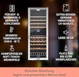 thumbnail of Klarstein Vinamour 54 Duo Weinkühlschrank 2 Zonen 148 Ltr 54 Fl Touch-Display Schwarz