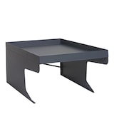 thumbnail of Cobertizo para robot cortacésped XL con jardinera HWC-G60, cobertizo de techo para cortacésped, metal 47x70x100cm ~ antracita