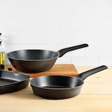 thumbnail of San Ignacio Energy PRO+ Set von 3 Pfannen 20/24/28cm, Induktion aus Aluminiumguss.