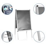 thumbnail of Kundenstopper / Gehwegaufsteller AGENDA II Aluminium silber hjh OFFICE