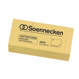 thumbnail of Soennecken 5810 Haftnotiz 50x40mm hellgelb 12x100Blatt 12 St./Pack.