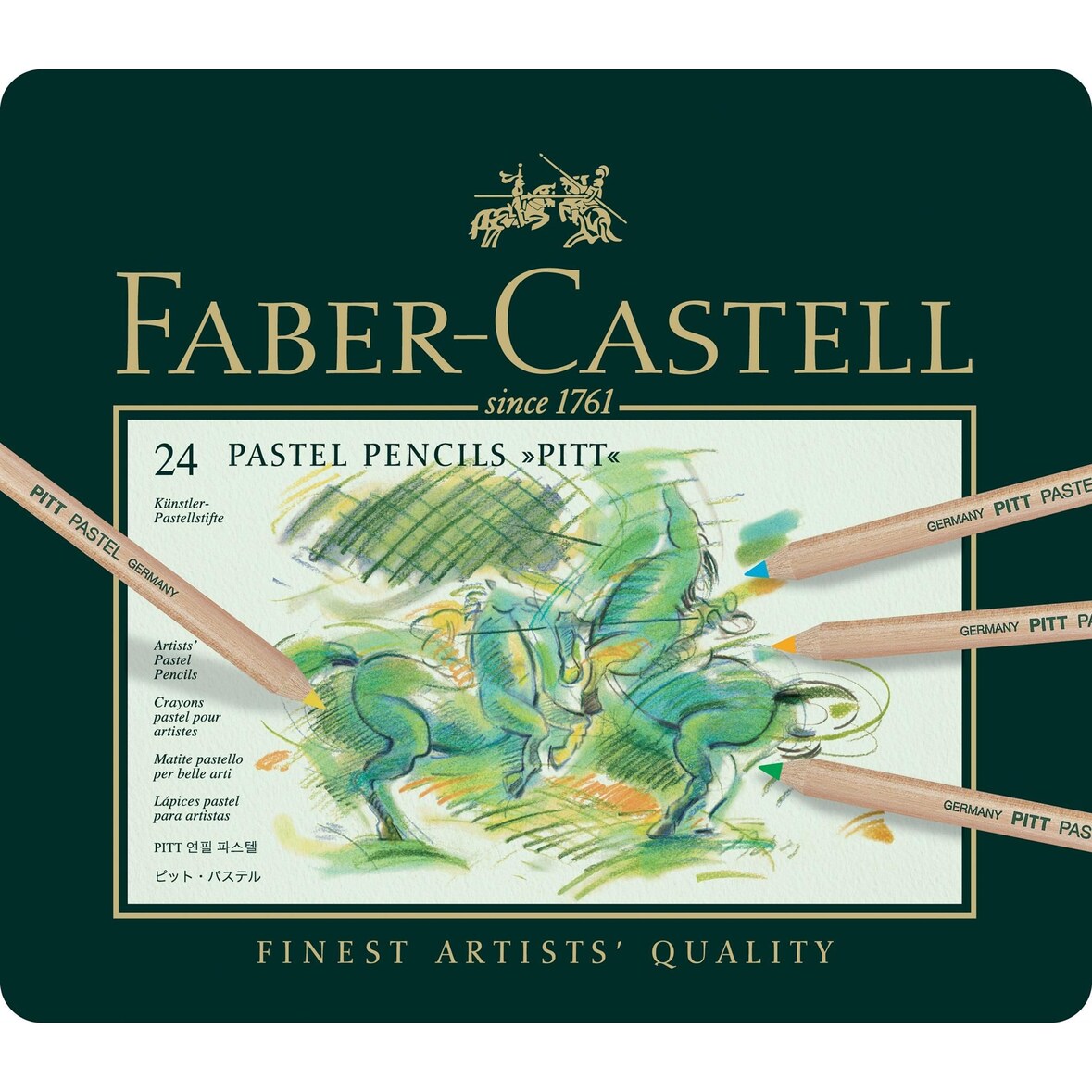 Faber Castell Künstler-Pastell Pitt 4,3mm 24er Metalletui
