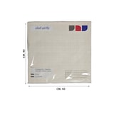 thumbnail of Airlaid-Servietten, 50er-Packung, 40 x 40 cm, Sandfarbenes Leinen