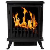 thumbnail of Chemin'Arte Chimenea eléctrica de pie Foyer Fire Glass Negra 55 cm con efecto de llamas 3D - 139