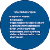 thumbnail of Aushang, 5 Sicherheitsregeln (kreisförmig) - deutsch - 300x1.5 mm Kunststoff