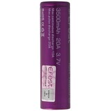 thumbnail of Efest Purple IMR 18650 3500mAh Li-Ion 3,6V - 3,7V Flat Top Akku 65,2x18,5mm ungeschützt