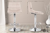 thumbnail of Barhocker Jerry Samt beige/chrom