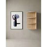 thumbnail of Eckregal `Nidda`: Modern, 3 Fächer, runde Front, Melaminharz-Beschichtung, schneller Aufbau. Beige, 30x30x60 cm | Kadima Design