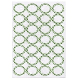 thumbnail of 100 Hojas Din A4 28 Etiquetas Ovales  4,5X3,6 Cm Blanco Papel