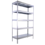 thumbnail of SimonRack Rayonnage industriel, 2000x1500x450 mm, 400 kg au point de flexion, 5 étagères métalliques, rayonnage garage, Galvanisé- Ecoforte
