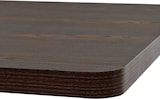 thumbnail of Helloshop26 - Stehtisch Bar-/Bistro-Stil MDF und Stahl quadratisch 80 x 80 cm dunkelbraun-esche 0902107