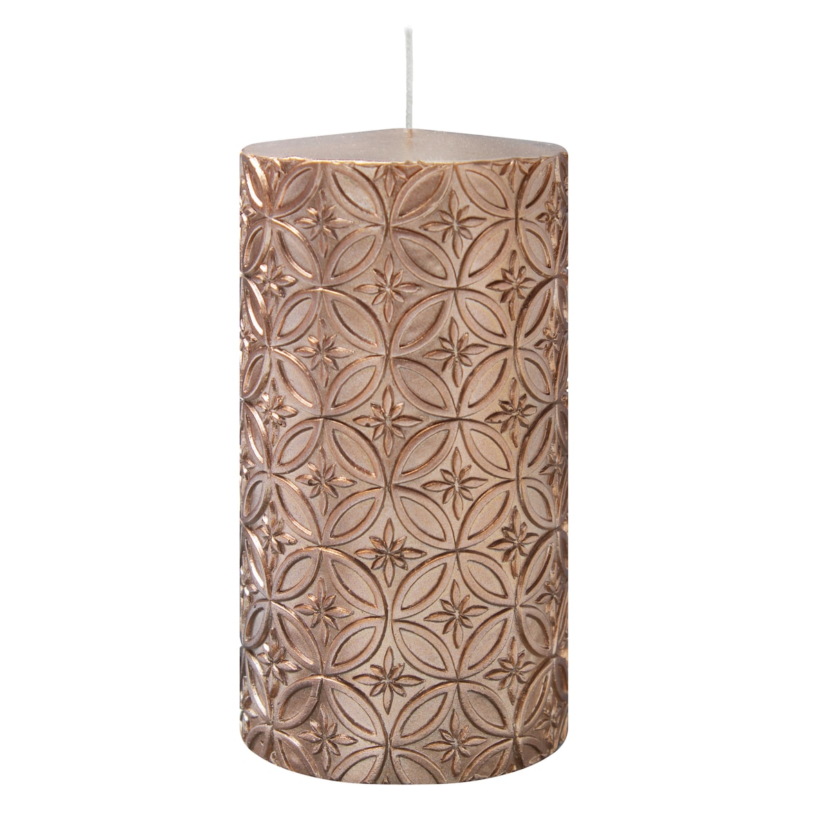 Kerzen Elegance Rosegold 130 x Ø 70 mm 4er Set