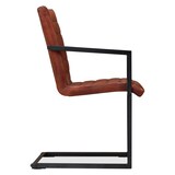 thumbnail of vidaXL Eetkamerstoelen 2 st echt leer bruin