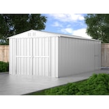 thumbnail of Box in lamiera garage auto Acciaio Zincato 327x611cm x h2.35m - 346KG - 19,98mq - BIANCO
