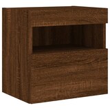 thumbnail of vidaXL TV-Wandschrank mit LED-Leuchten Braun Eichen-Optik 40x30x40 cm