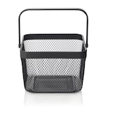 thumbnail of WAS Germany - Korb mit Henkel, 24,5 x 24,5 x 17,5 cm, schwarz pulverbeschichtet, Metall