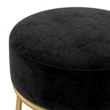 thumbnail of vidaXL Hocker rond fluweel zwart