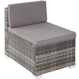 thumbnail of tectake Salottino in rattan Lignano con 2 poltrone - grigio - 404785