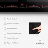 thumbnail of Masterzone 90 Slim Flex Induktionskochfeld Einbau 4 Kochzonen 2 Flex-Zonen ThermoBoost Smart Flex Technology max. 7200 Watt Schwarz