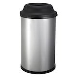 thumbnail of METRO Professional Buiten afvalbak, Ø 40,2 cm, hoogte: 64 cm, 50 L, met kunststof deksel