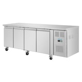 thumbnail of Polar U-Serie Arbeitstisch-Kühlschrank mit vier Türen 553Ltr