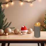 thumbnail of WellHome - Vela LED con efecto Gelatina color Gris Ø9x20cm